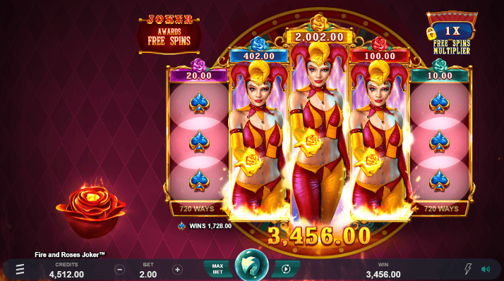 Slot Fire and Roses Joker
