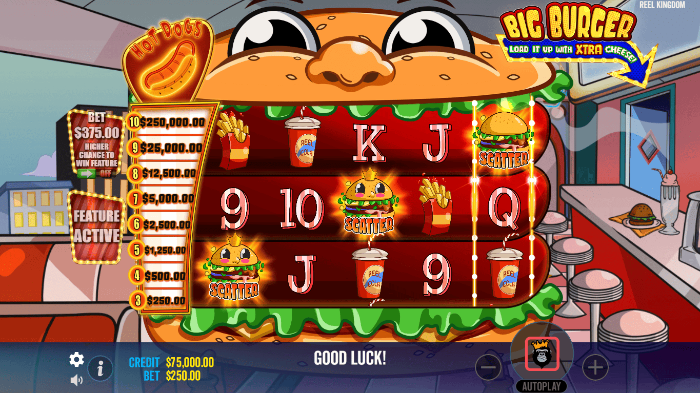 Big Burger Load it up with Xtra Cheese