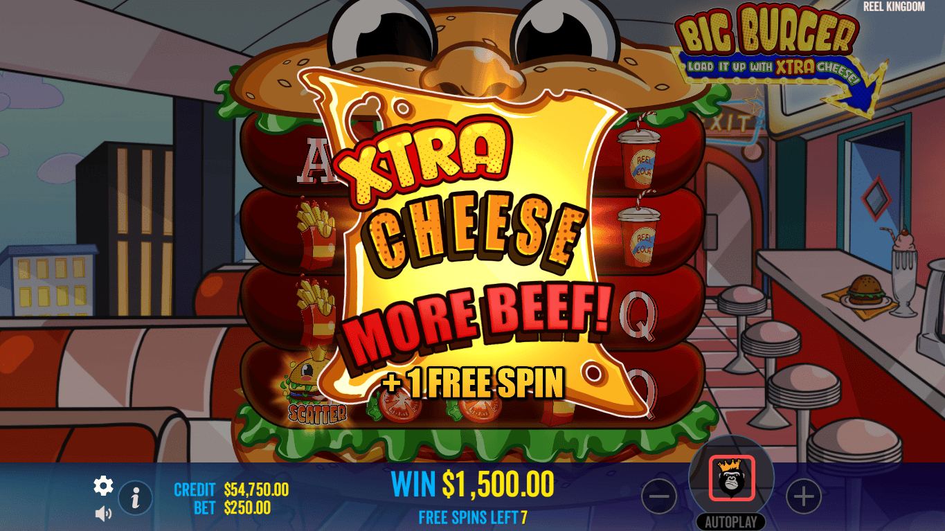 Big Burger Load it up with Xtra Cheese