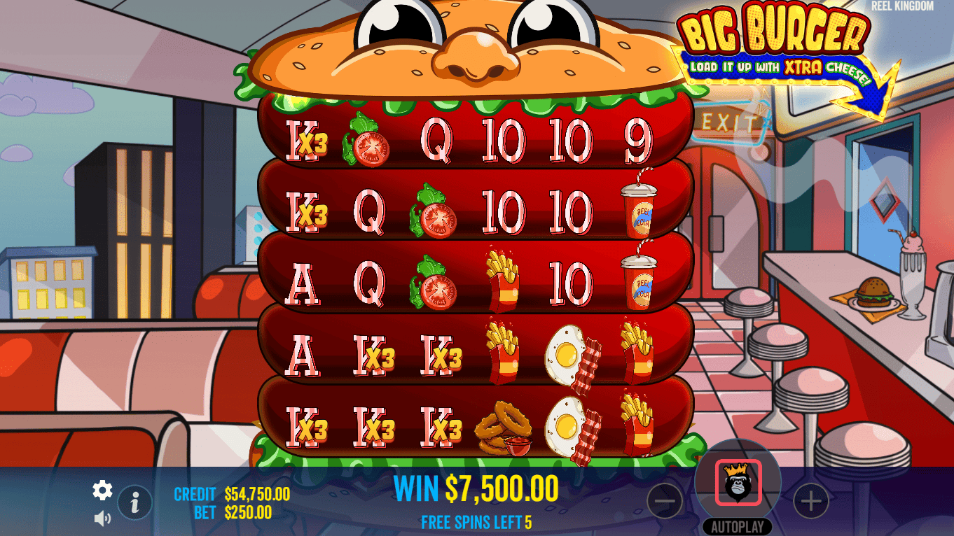 Big Burger Load it up with Xtra Cheese