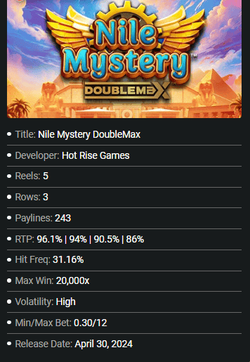 Nile Mystery DoubleMax